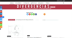 Desktop Screenshot of divergencias.com.mx