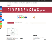 Tablet Screenshot of divergencias.com.mx